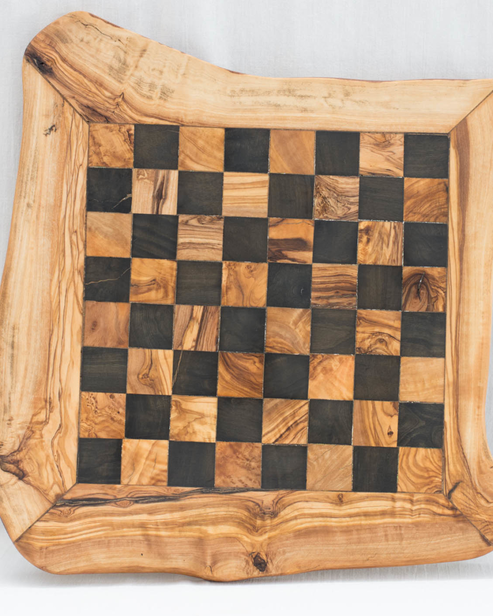 Olive wood chess board